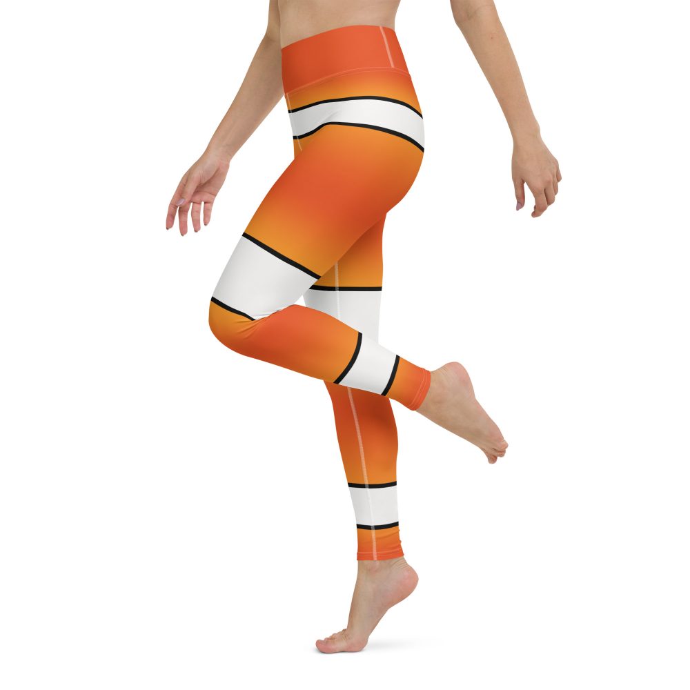 Clownfish Nemo Costume Halloween Cosplay Yoga Leggings - Image 2