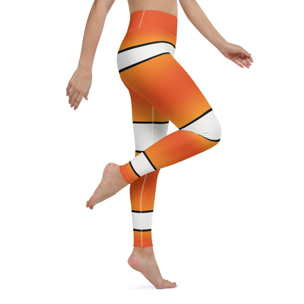 Clownfish Nemo Costume Halloween Cosplay Yoga Leggings - Image 4