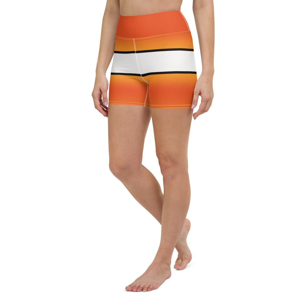 Clownfish Nemo Costume Halloween Cosplay Yoga Shorts - Image 3