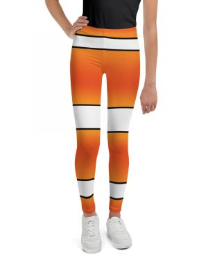 Clownfish Nemo Costume Halloween Cosplay Youth Leggings