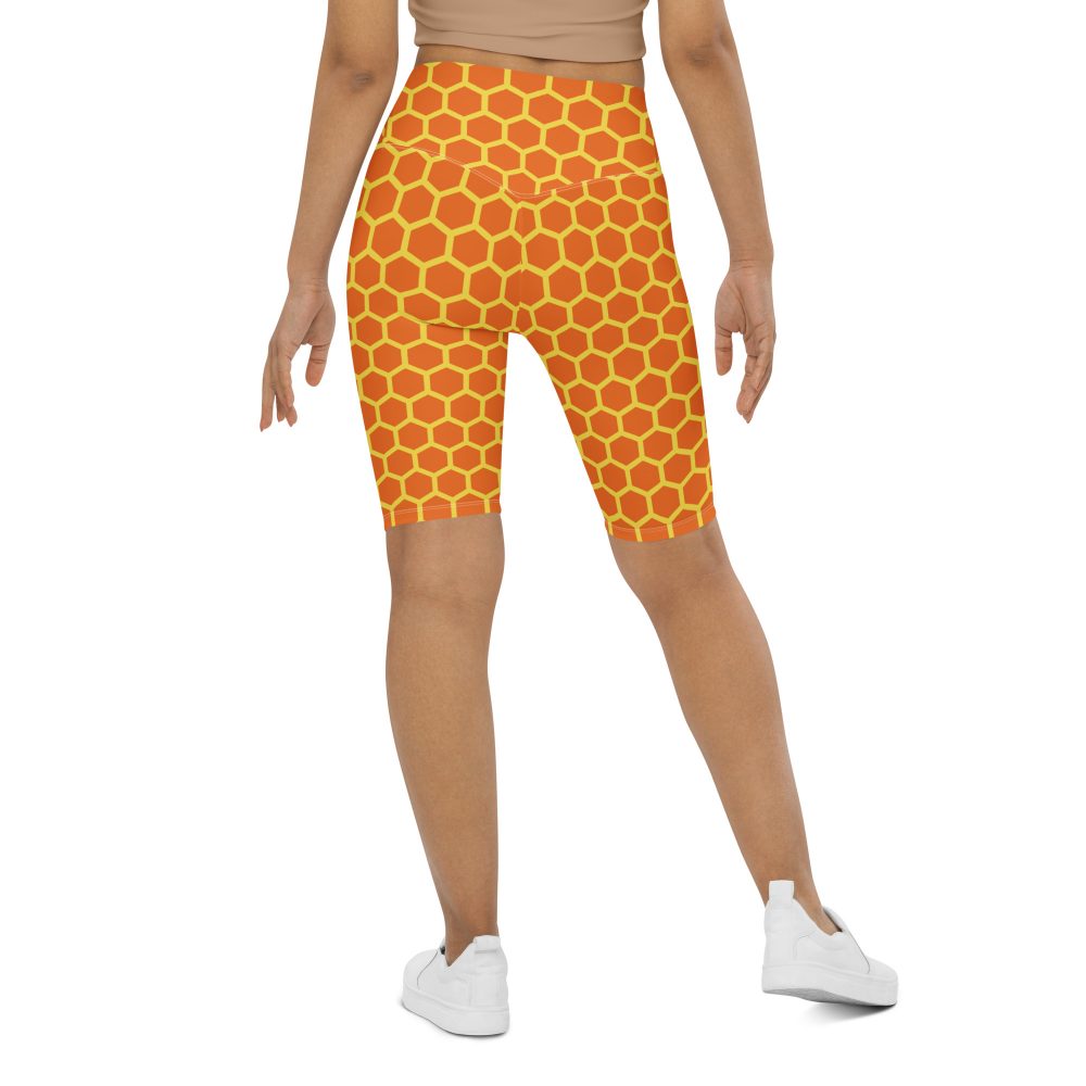 Honey Comb Halloween Cosplay Costume Bike Shorts - Image 7