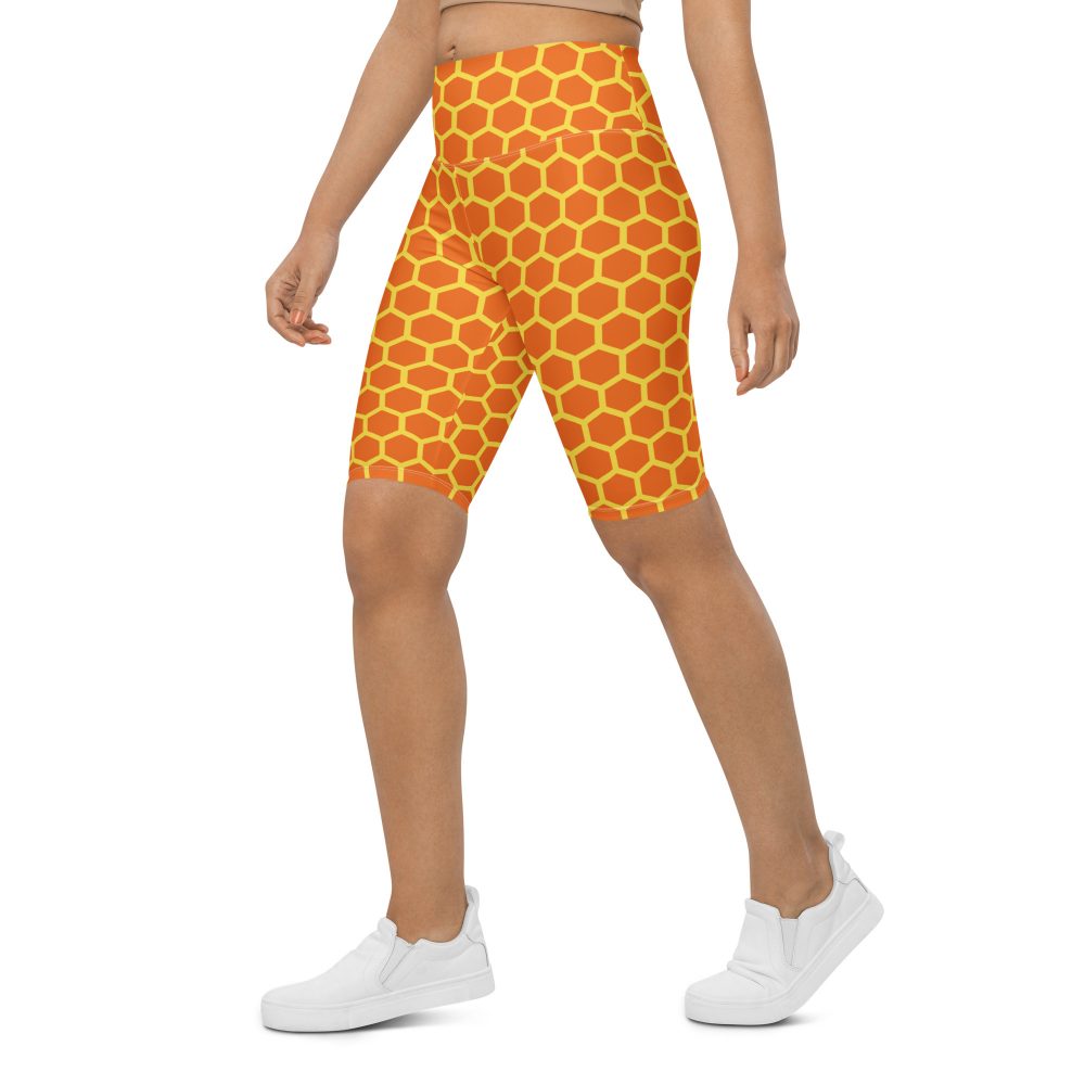 Honey Comb Halloween Cosplay Costume Bike Shorts - Image 6