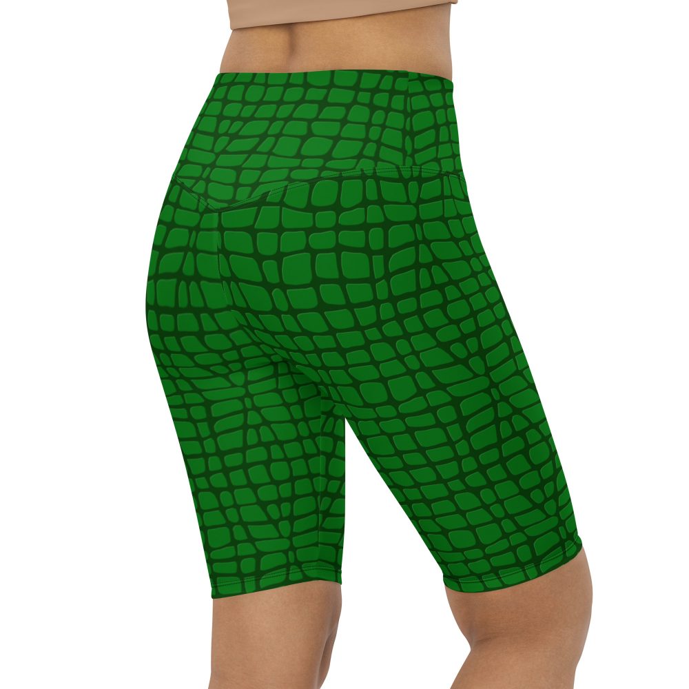 Alligator - Crocodile Halloween Cosplay Costume Bike Shorts - Image 4