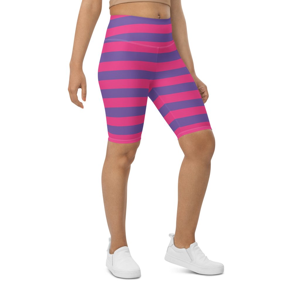 Cheshire Cat Halloween Cosplay Costume Bike Shorts - Image 3