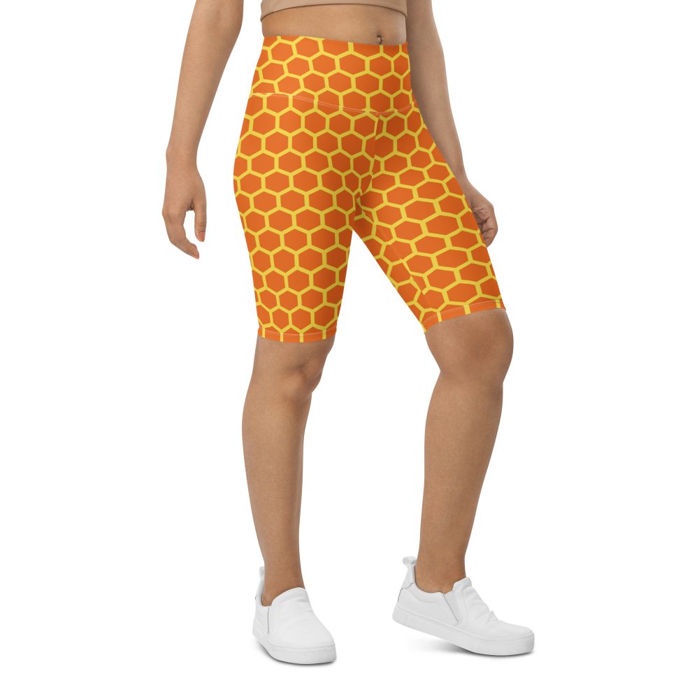 Honey Comb Halloween Cosplay Costume Bike Shorts - Image 3