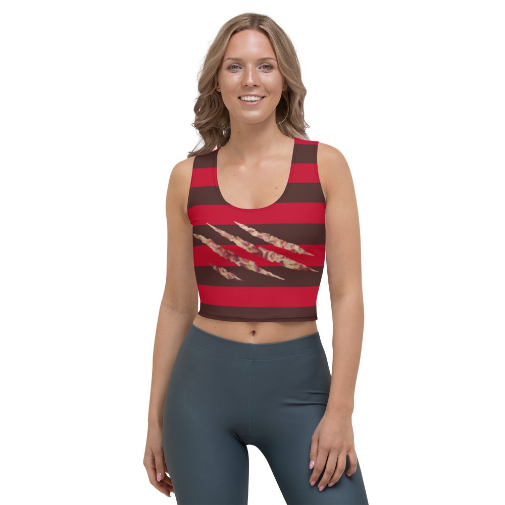 Freddy Nightmare Serial Killer Cosplay Costume Crop Top