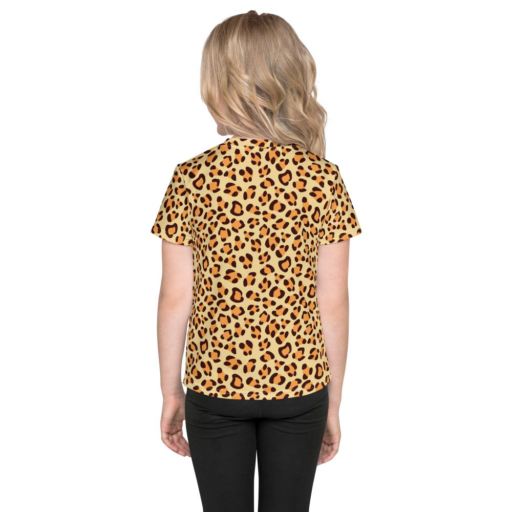 Leopard Jaguar Halloween Cosplay Costume Kids T-shirt - Image 2