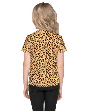 Leopard Jaguar Halloween Cosplay Costume Kids T-shirt