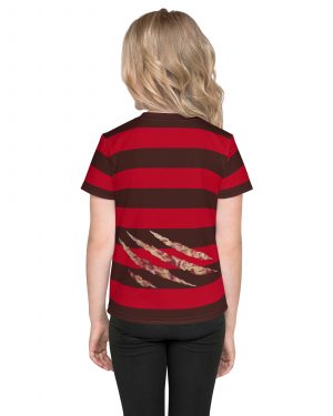 Freddy Nightmare Serial Killer Cosplay Costume Kids T-shirt