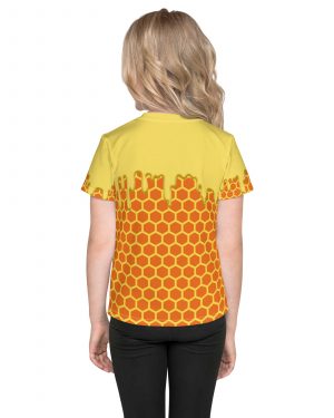 Honey Comb Halloween Cosplay Costume Kids T-shirt