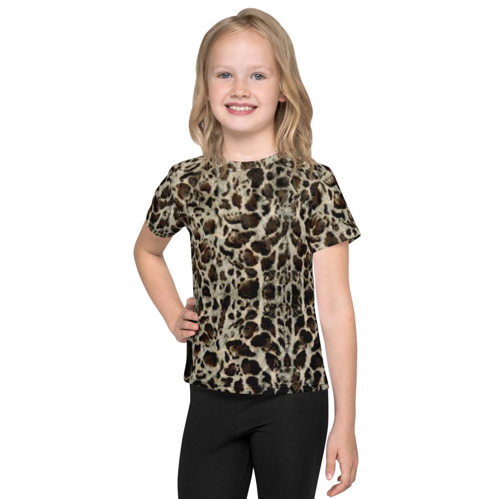 Snake Skin Costume Halloween Cosplay Reptile Print Kids T-Shirt