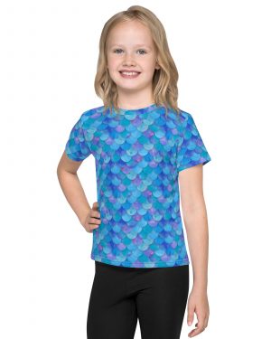 Sea Monster Mermaid Halloween Cosplay Costume Kids T-shirt