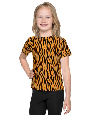 Tiger Rajah Halloween Cosplay Costume Kids T-shirt