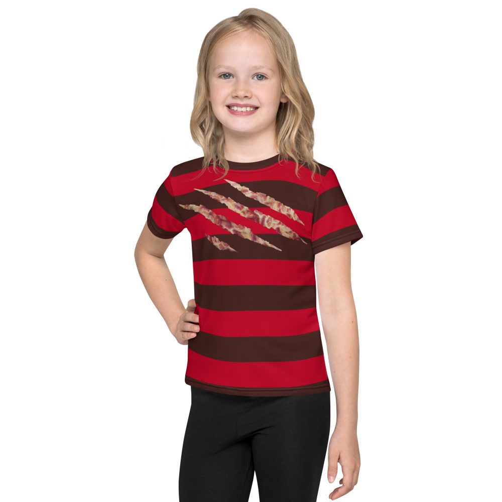 Freddy Nightmare Serial Killer Cosplay Costume Kids T-shirt