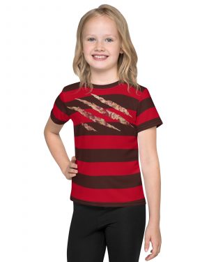 Freddy Nightmare Serial Killer Cosplay Costume Kids T-shirt