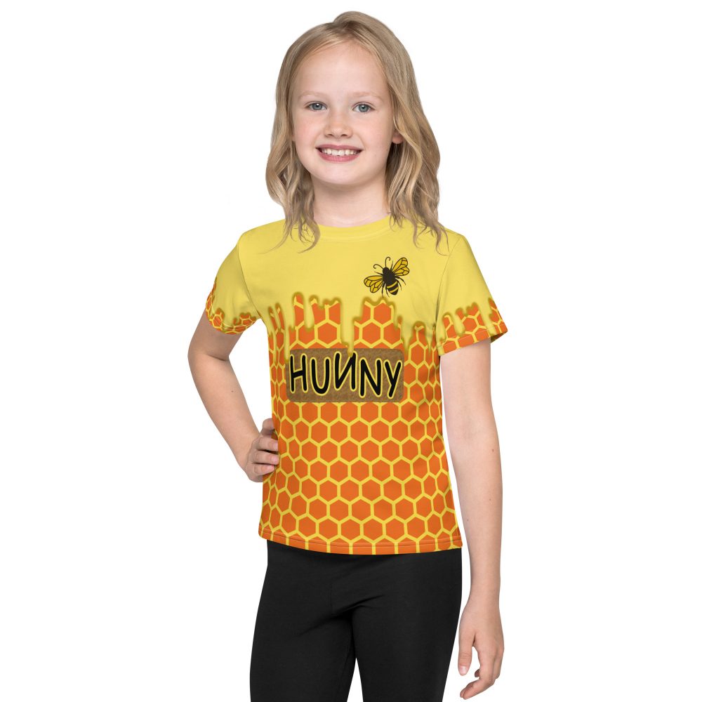 Honey Comb Halloween Cosplay Costume Kids T-shirt