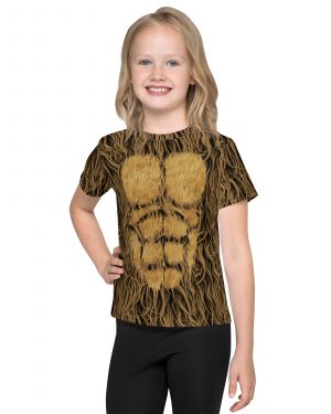 Sasquatch Big Foot Chewbacca Halloween Cosplay Costume Kids T-shirt