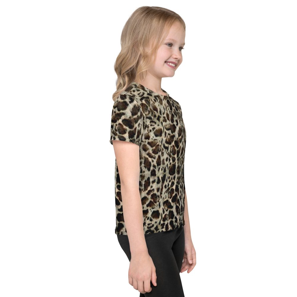 Snake Skin Costume Halloween Cosplay Reptile Print Kids T-Shirt - Image 3