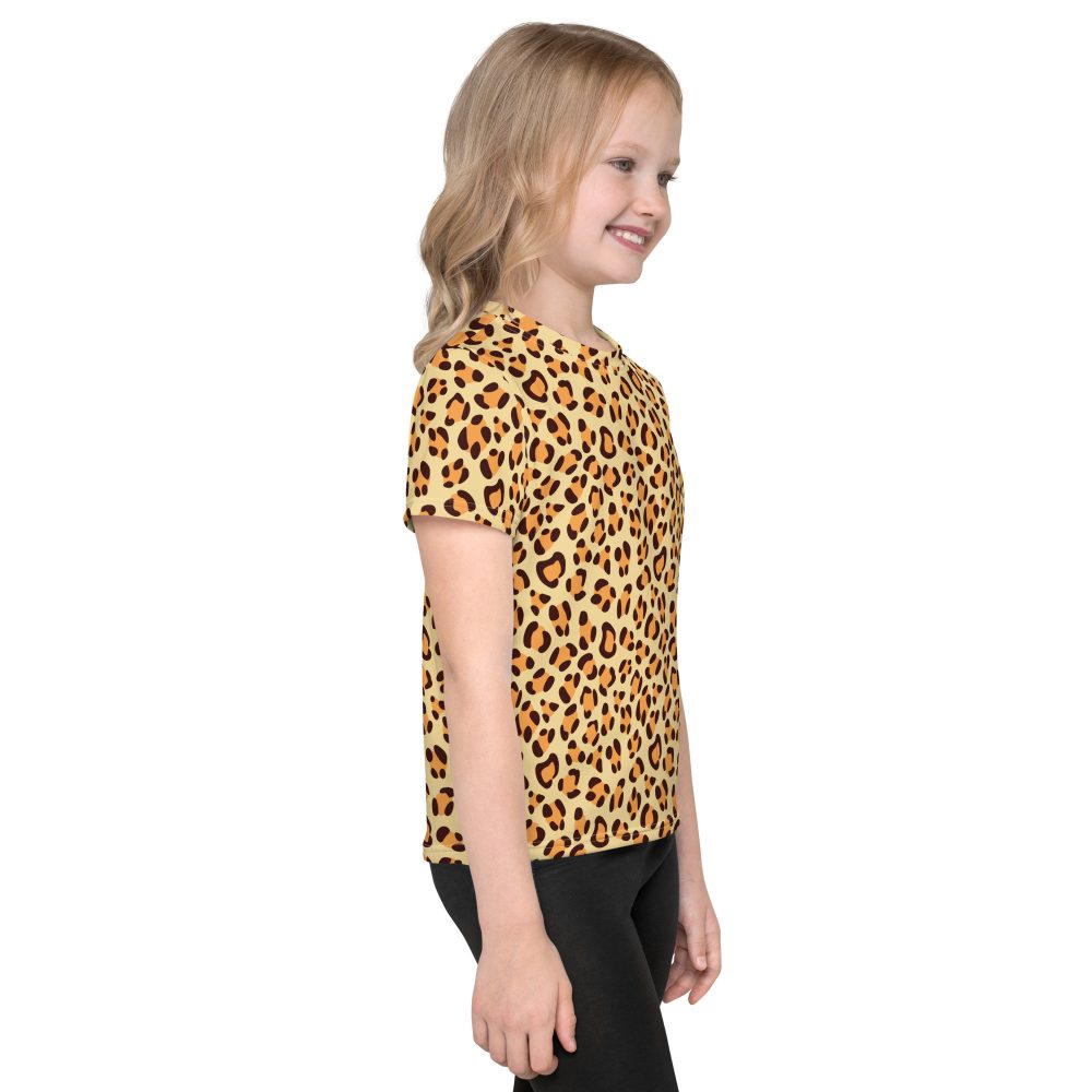 Leopard Jaguar Halloween Cosplay Costume Kids T-shirt - Image 3