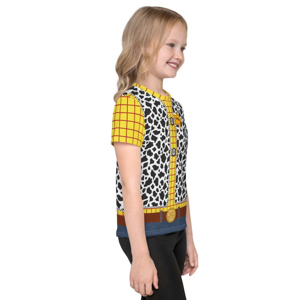 Sheriff Cowboy Woody Cosplay Halloween Costume Kids T-shirt - Image 3