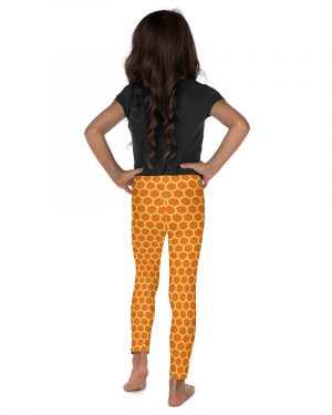 Honey Comb Halloween Cosplay Costume Kid’s Leggings