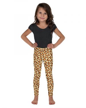 Leopard Jaguar Halloween Cosplay Costume Kid’s Leggings