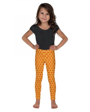 Honey Comb Halloween Cosplay Costume Kid’s Leggings