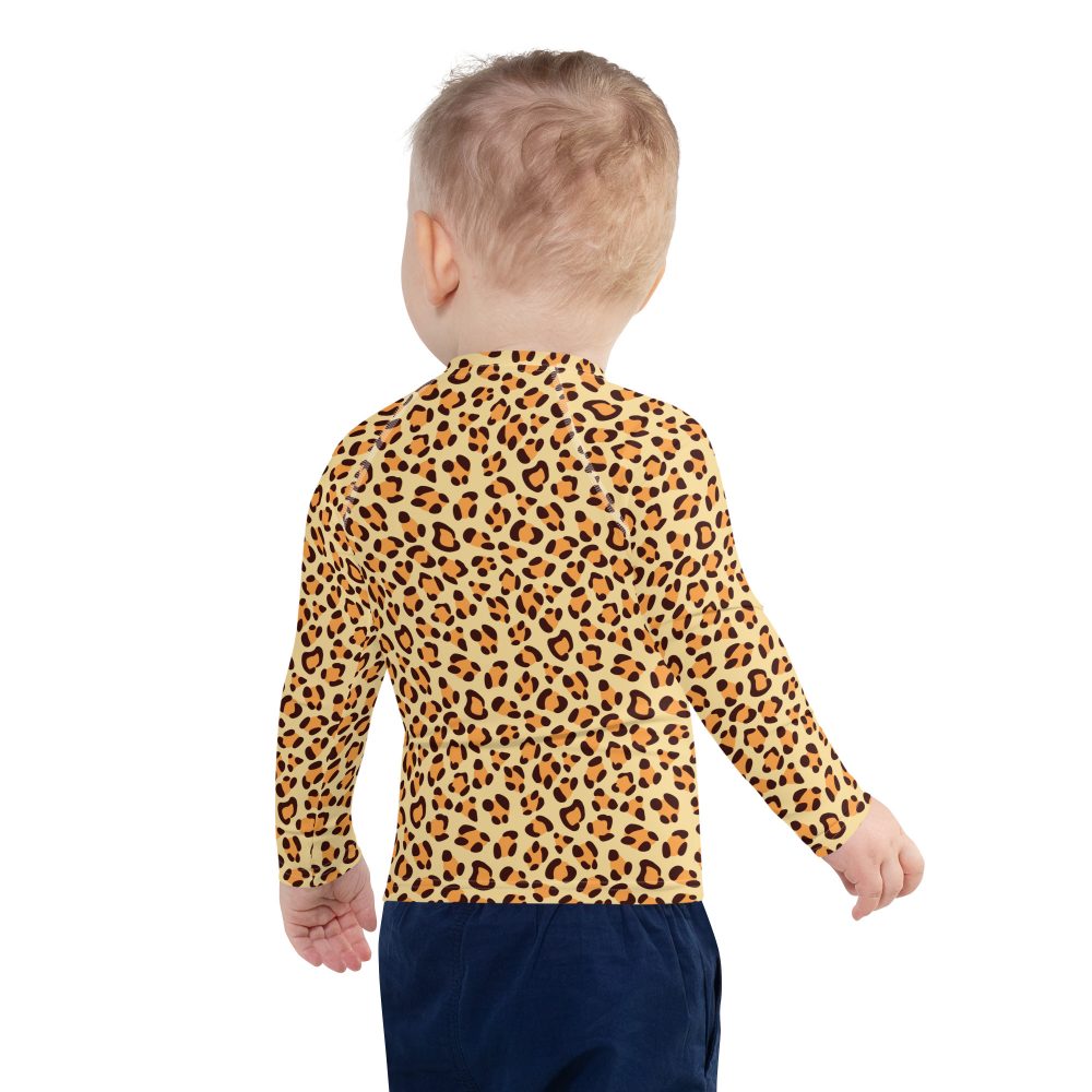 Leopard Jaguar Halloween Cosplay Costume Kids Rash Guard - Image 2