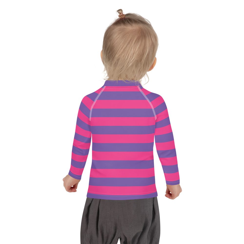 Cheshire Cat Halloween Cosplay Costume Kids Rash Guard - Image 2