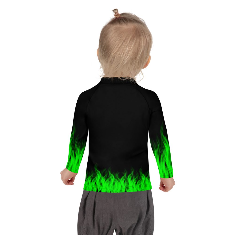 Maleficent Halloween Cosplay Costume Kids Rash Guard - Image 2