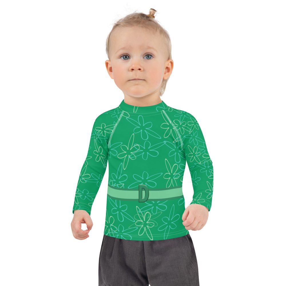 Disgust Halloween Cosplay Costume Kids Rash Guard