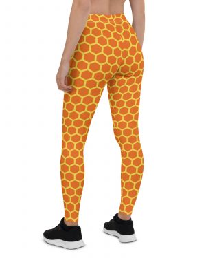 Honey Comb Halloween Cosplay Costume Leggings