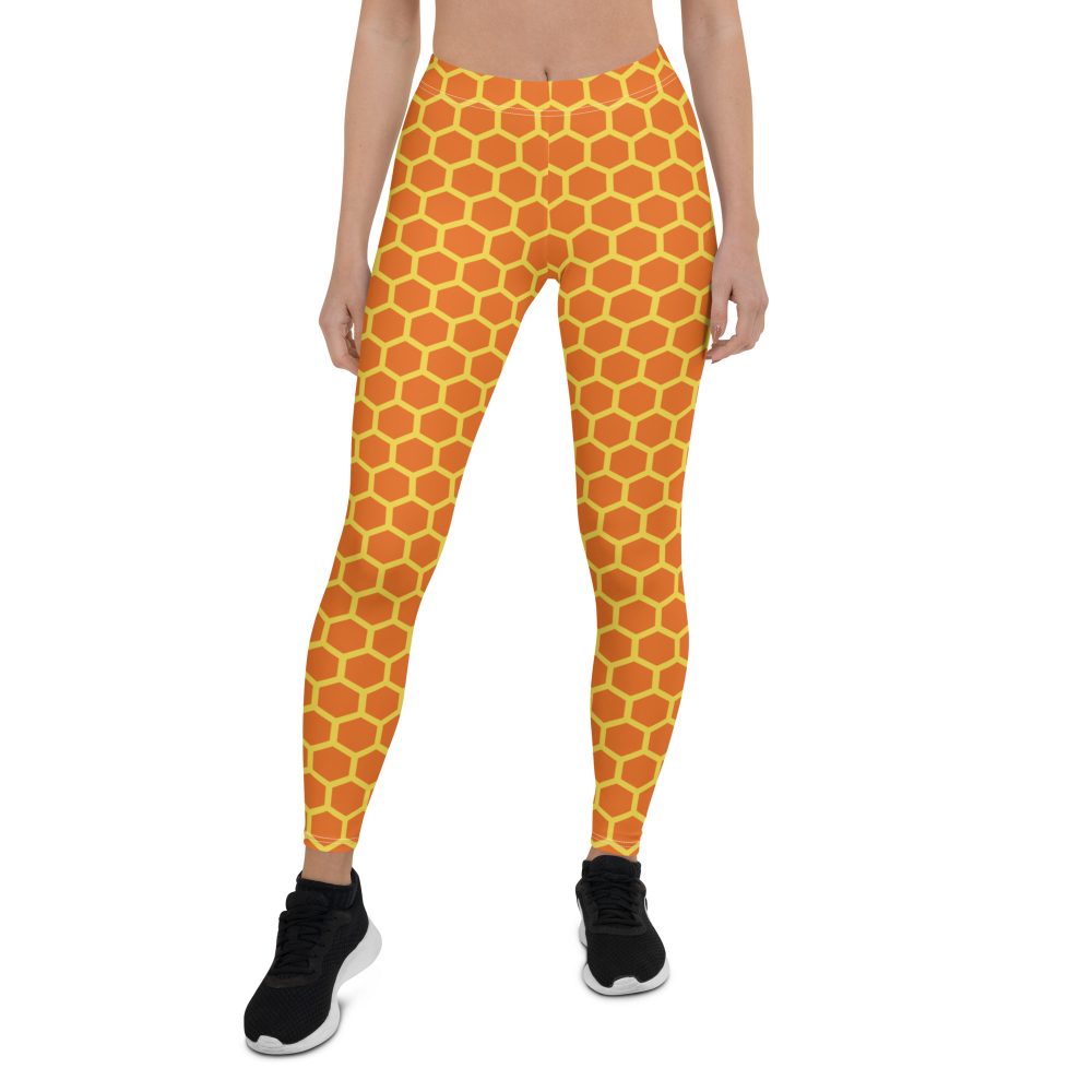 Honey Comb Halloween Cosplay Costume Leggings