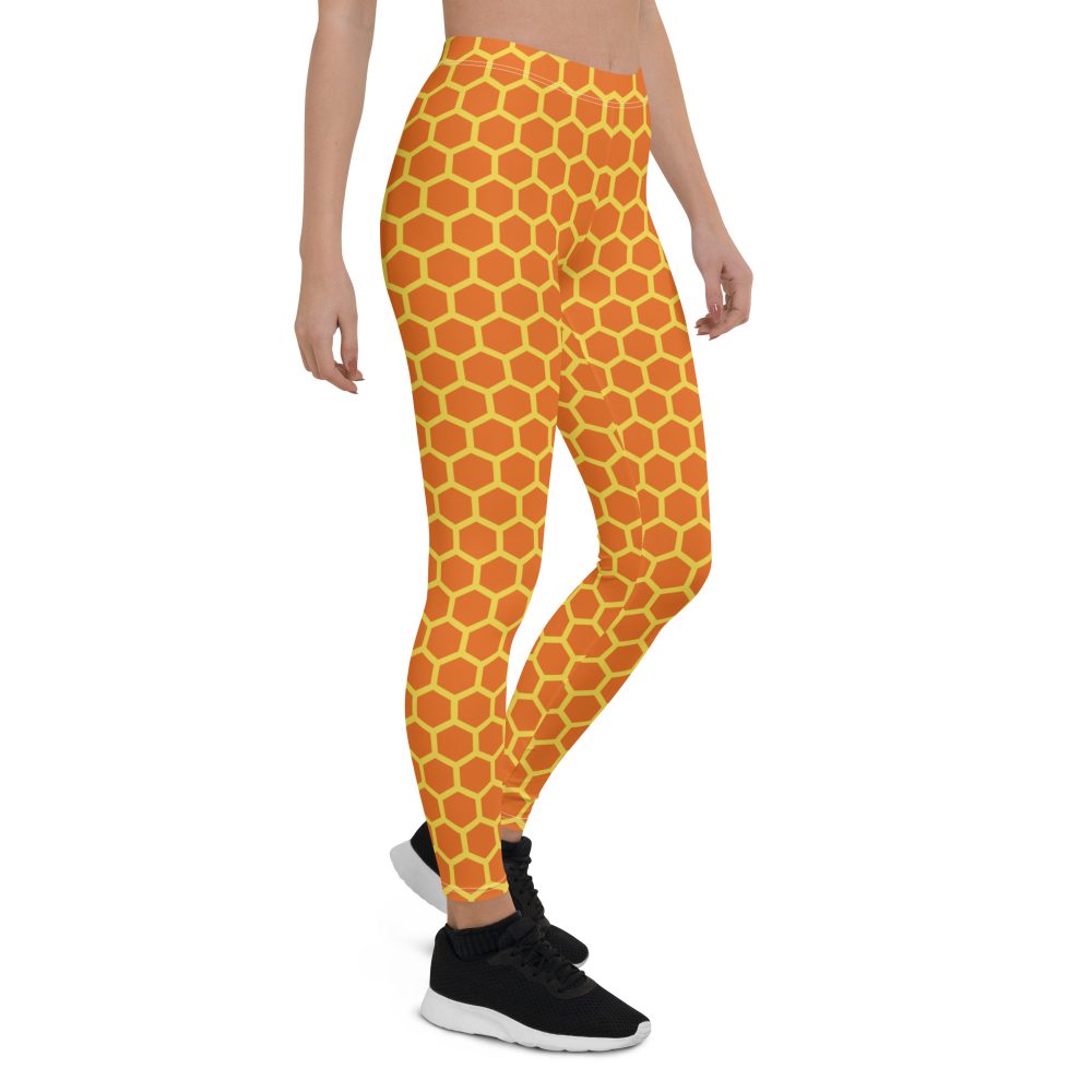 Honey Comb Halloween Cosplay Costume Leggings - Image 5