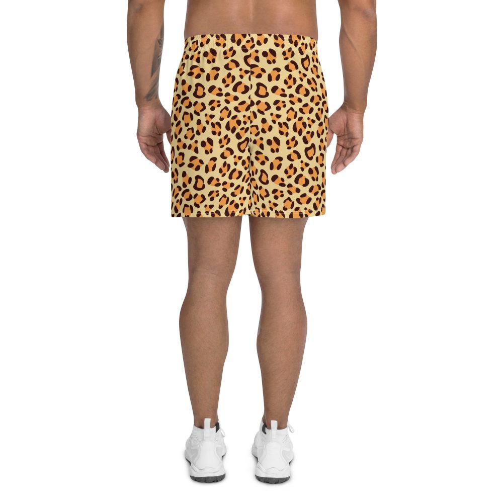 Leopard Jaguar Halloween Cosplay Costume Men's Athletic Shorts - Image 4