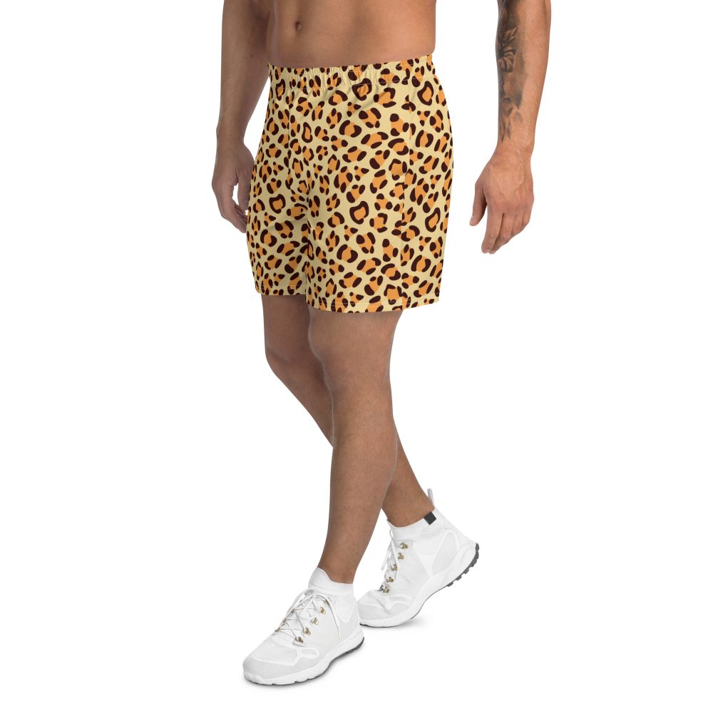 Leopard Jaguar Halloween Cosplay Costume Men's Athletic Shorts - Image 3