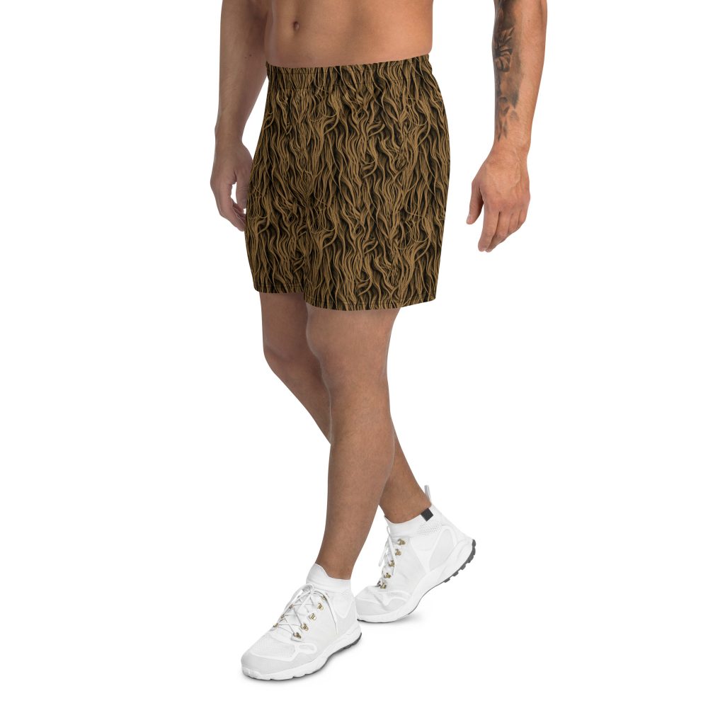 Sasquatch Big Foot Chewbacca Halloween Cosplay Costume Men's Athletic Shorts - Image 3