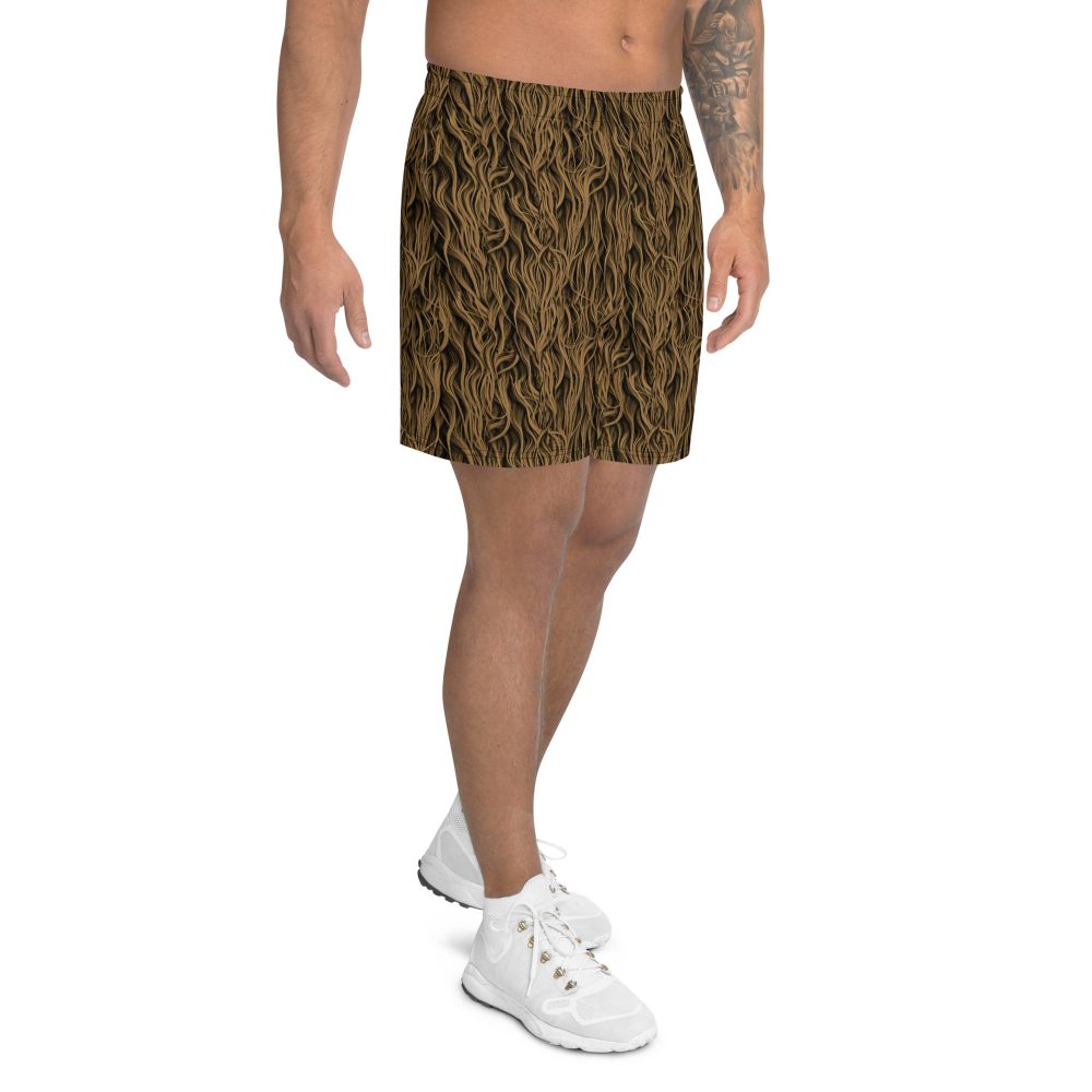 Sasquatch Big Foot Chewbacca Halloween Cosplay Costume Men's Athletic Shorts - Image 2