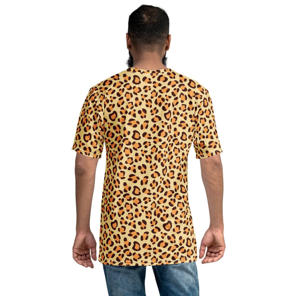 Leopard Jaguar Halloween Cosplay Costume Men's T-Shirt - Image 2