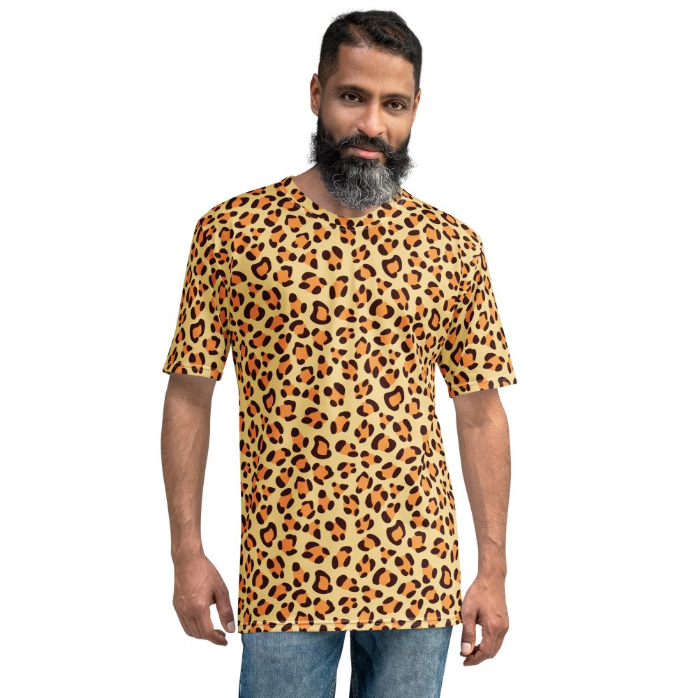 Leopard Jaguar Halloween Cosplay Costume Men's T-Shirt