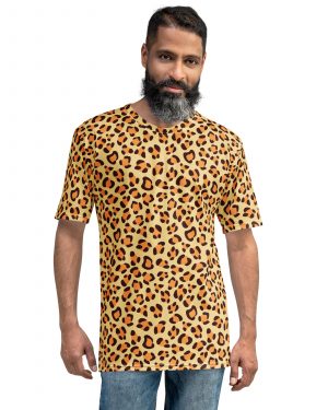 Leopard Jaguar Halloween Cosplay Costume Men’s T-Shirt