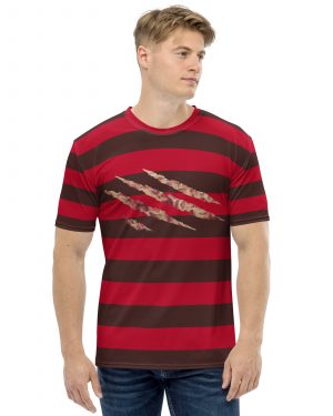 Freddy Nightmare Serial Killer Cosplay Costume Men’s t-shirt