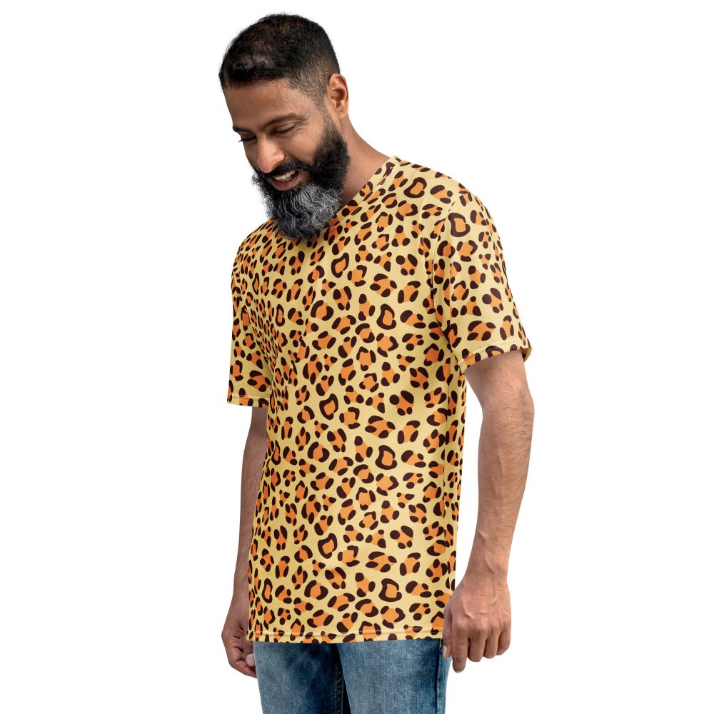 Leopard Jaguar Halloween Cosplay Costume Men's T-Shirt - Image 3