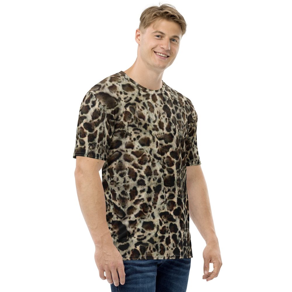 Snake Skin Costume Halloween Cosplay Reptile Print Men's t-shirt