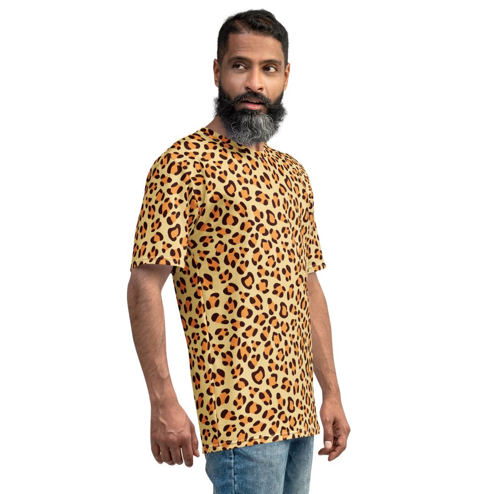 Leopard Jaguar Halloween Cosplay Costume Men's T-Shirt - Image 4