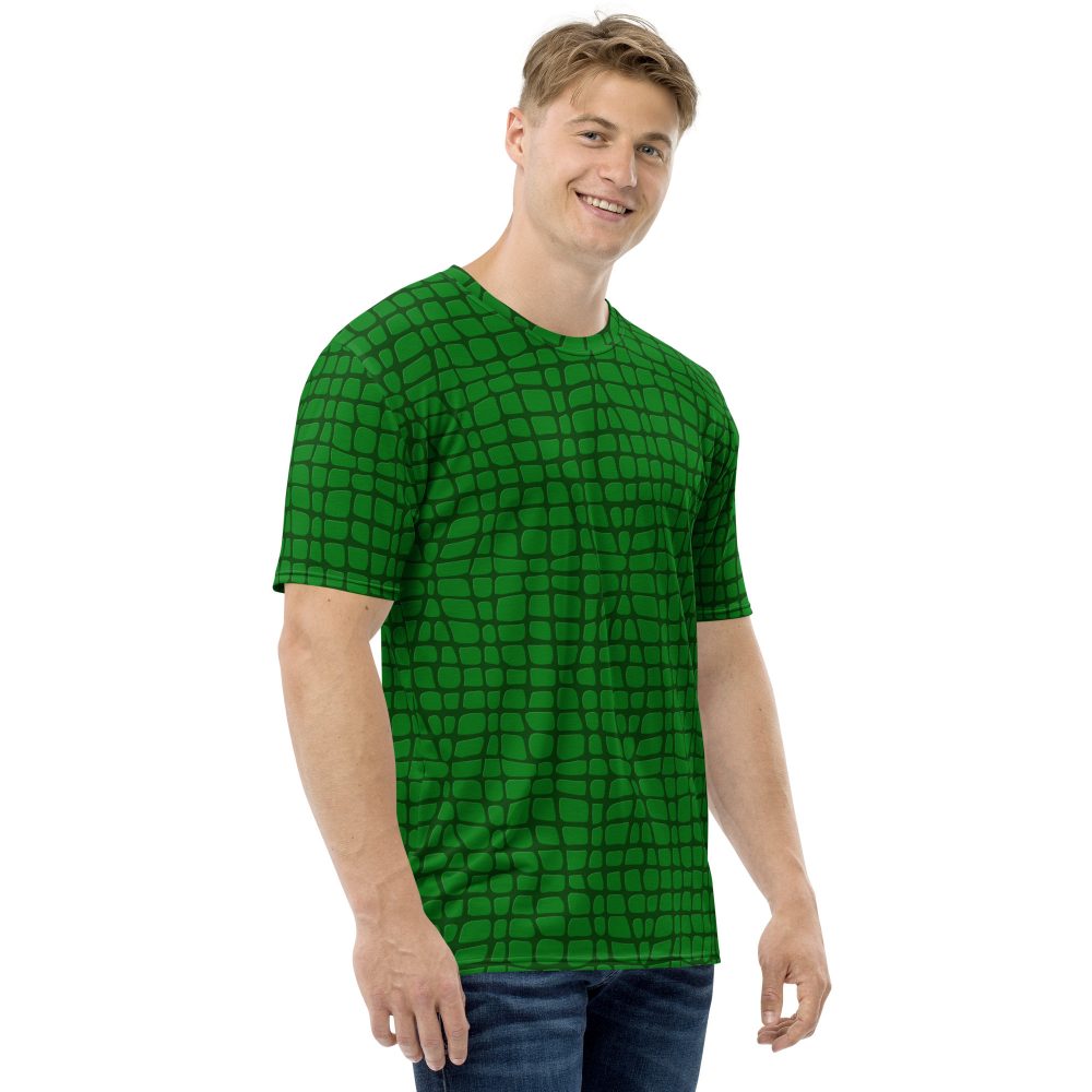 Alligator - Crocodile Halloween Cosplay Costume Men's T-shirt - Image 4