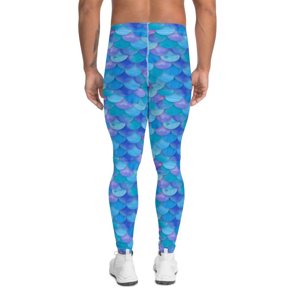 mermaid costume, sea monster costume, alberto costume, merman, activewear, running, rundisney, rundisney costume, dance costume, men's costume, uv protection, men's leggings, leggings, meggings, polyester, spandex, gusset