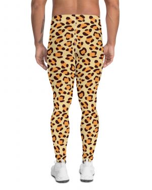 Leopard Jaguar Halloween Cosplay Costume Men’s Leggings