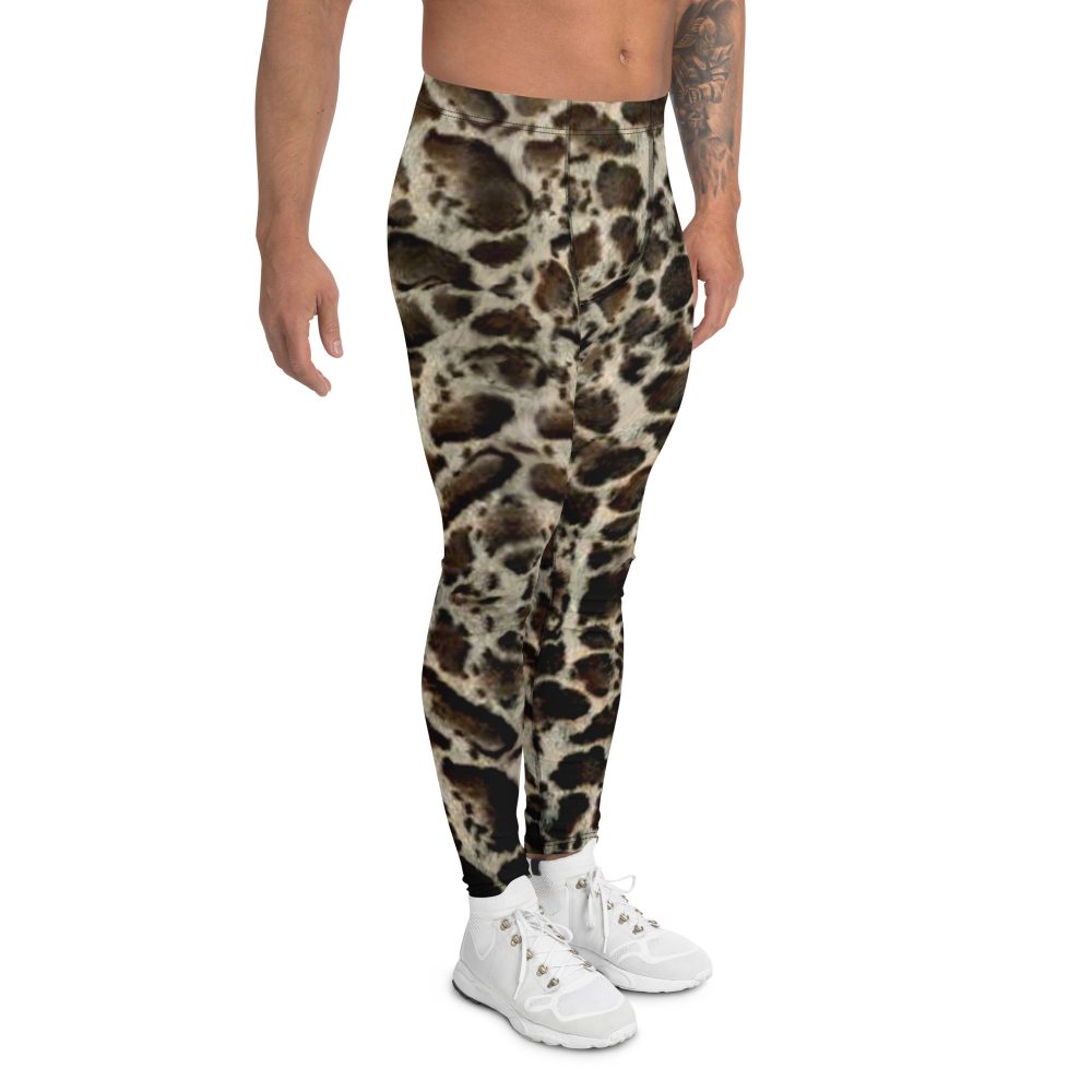 snake costume, jaguar, leopard, reptile costume, animal print, activewear, running, rundisney, rundisney costume, dance costume, men's costume, uv protection, men's leggings, leggings, meggings, polyester, spandex, gusset