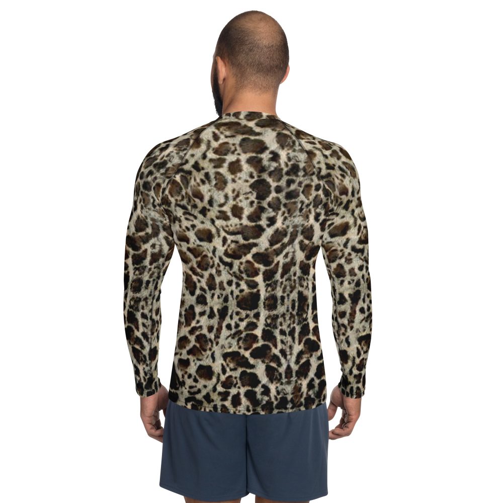 Snake Skin Costume Halloween Cosplay Reptile Print Men's Rash Guard - Image 2